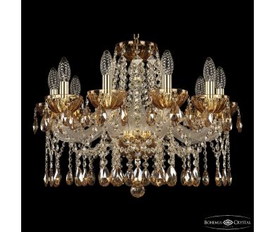 Купить Подвесная люстра Bohemia Ivele Crystal 5413/10/200 G Amber/M-1H K721 Подвесная люстра Bohemia Ivele Crystal 5413/10/200 G Amber/M-1H K721