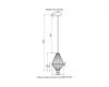 Подвесной светильник Crystal Lux CUADRA SP18W LED GOLD