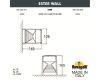 Уличный настенный светильник Fumagalli DS1.560.000.AXD1L