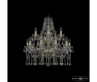 Подвесная люстра Bohemia Ivele Crystal 1413/10+5/220/2d G