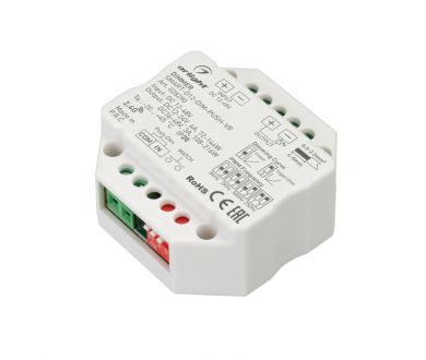 Диммер Arlight Smart-D12-Dim-Push-VR (12-48V, 1x6A, 2.4G) 028290