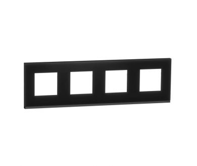 Рамка 4-постовая Schneider Electric Unica New NU600886