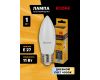 Лампа светодиодная Kodak LED B35-11W-840-E27 K 11Вт свеча нейтральный белый свет Е27 Б0057633