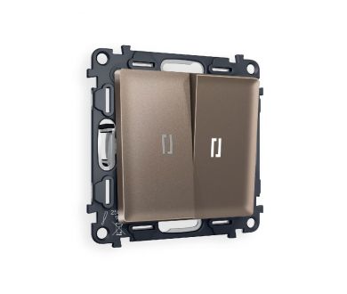 Купить Комплект механизма 2-кл выключателя с подсветкой Ambrella Volt Alfa MA634015 Комплект механизма 2-кл выключателя с подсветкой Ambrella Volt Alfa MA634015