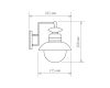 Уличный настенный cветильник Elektrostandard Talli D GL 3002D черный 4690389106576