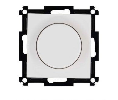 Универсальный диммер 3-500 Вт Led 3-250Вт HV - 500Вт с накладкой белый Jasmart G4012W-500RV