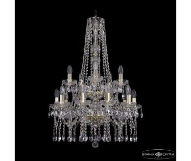 Подвесная люстра Bohemia Ivele Crystal 1413/10+5/200/h-87/2d G