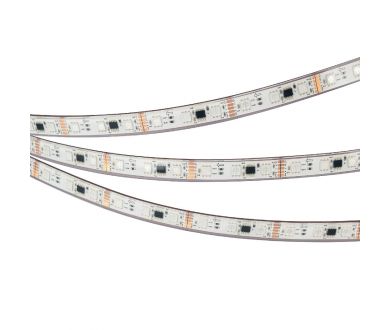 Светодиодная герметичная лента Arlight DMX-PFS-B60-12mm 12V RGB-PX3 (14 W/m, IP68, 5060, 5m) 039175