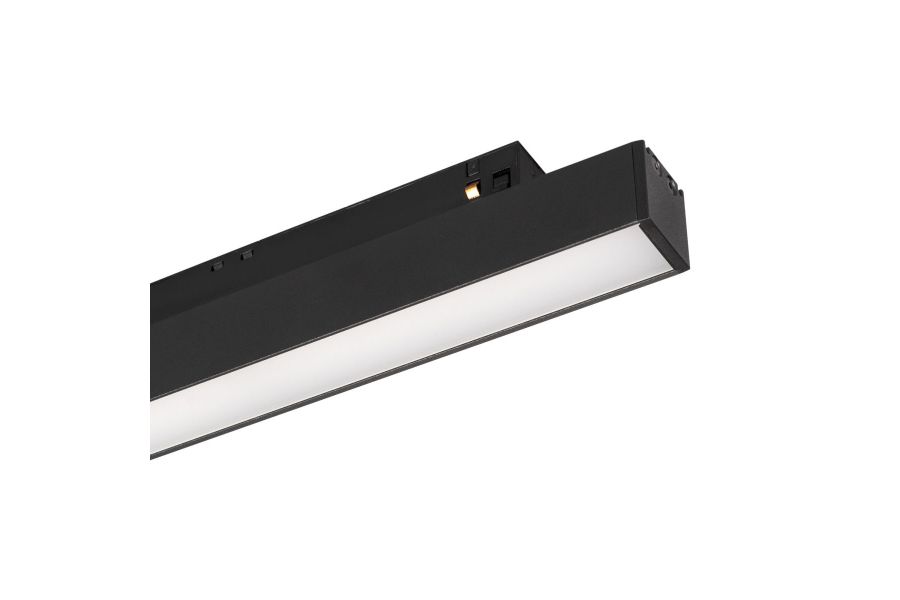 Трековый магнитный светильник Arlight MAG-ORIENT-FLAT-L350-12W Day4000 (BK, 100 deg, 48V) (IP20 Металл) 048750(1)