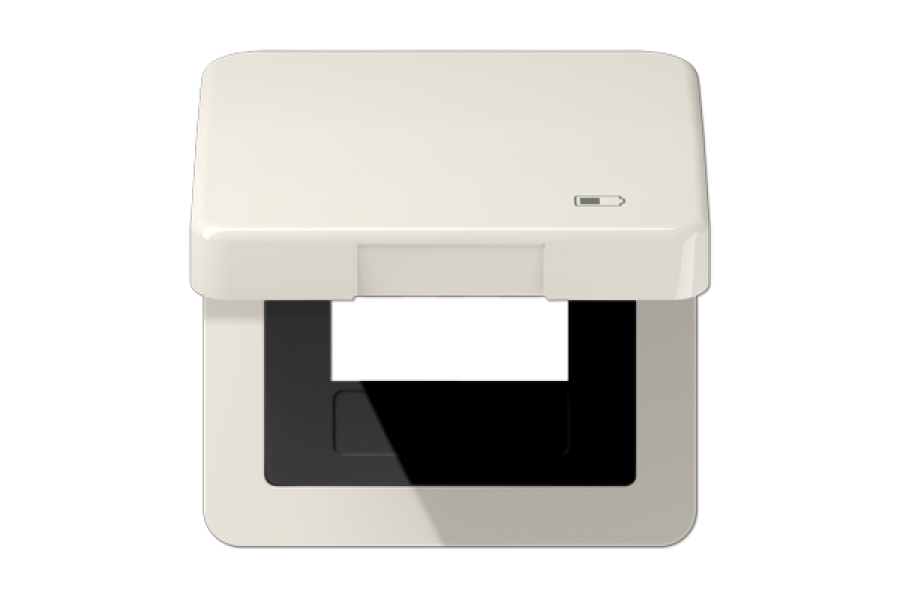 Рамка с подпружиненной крышкой для USB-механизмов Jung CD590KLUSB