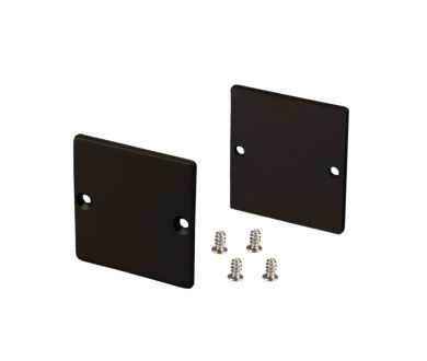 Заглушка Arlight SL-LINE-3638-LW BLACK глухая 038716