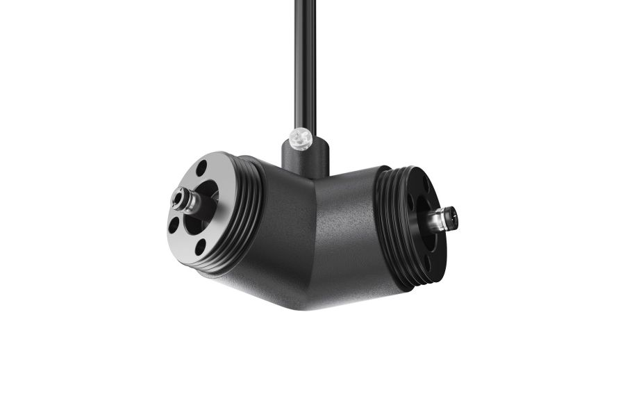 Угловой коннектор 120° с вводом питания Maytoni Shelf CA018LWC-P-B