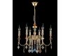 Подвесная люстра Crystal Lux Mercedes SP6 Gold/Color