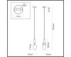Подвесной светильник Odeon Light Lia 6696/5L
