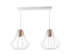 Подвесной светильник IMEX MD.9052-2-P-WH+WOOD