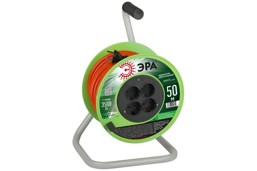 Удлинитель силовой Эра RP-4-2x1.5-50m Б0059784