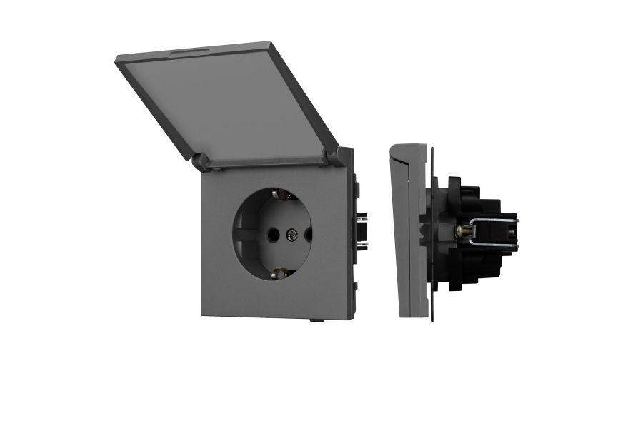Механизм розетки влагозащищённый SCT-TENDO-MCP-SFPL-GR (230V, 16A) 054601