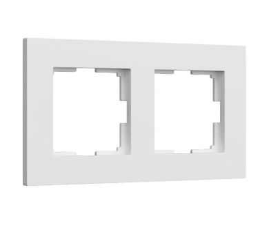 Купить Рамка на 2 поста Slab белый матовый W0022961 4690389193385 a062795 Рамка на 2 поста Slab белый матовый W0022961 4690389193385 a062795