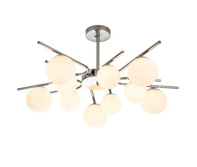 Люстра на штанге Escada Sphere 642/10P Silver