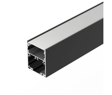 Алюминиевый профиль Arlight SL-LINE-4050-3L-2000 ANOD BLACK 044670