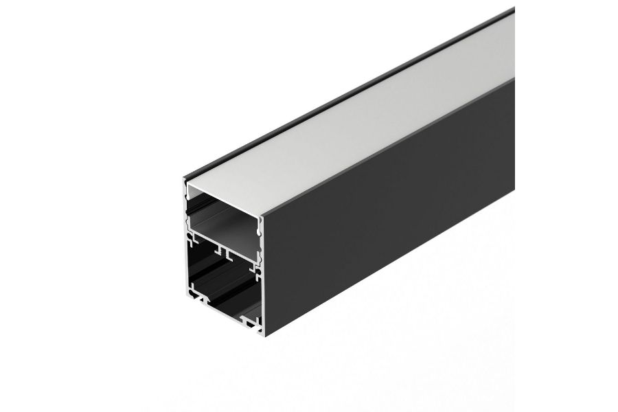 Алюминиевый профиль Arlight SL-LINE-4050-3L-2000 ANOD BLACK 044670