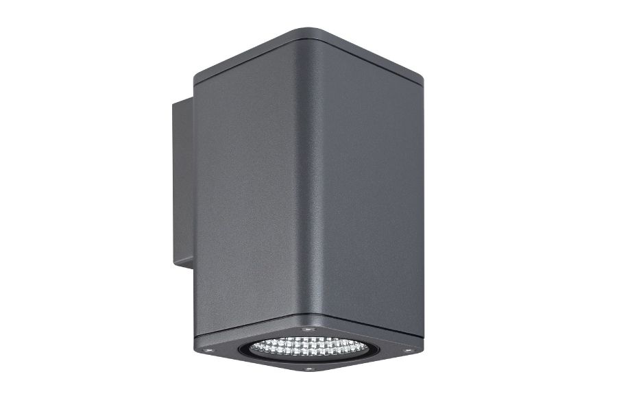 Уличный настенный светильник Arlight LGD-EVO-WALL-S100x100-12W Warm3000 (GR, 44 deg, 230V) 046193
