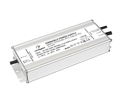 Блок питания Arlight ARPV-UH24500-PFC-DALI2-PH (24V, 20.8A, 500W, IP67) 039955