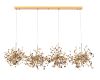 Подвесная люстра Crystal Lux GARDEN SP3х4 L1600 GOLD