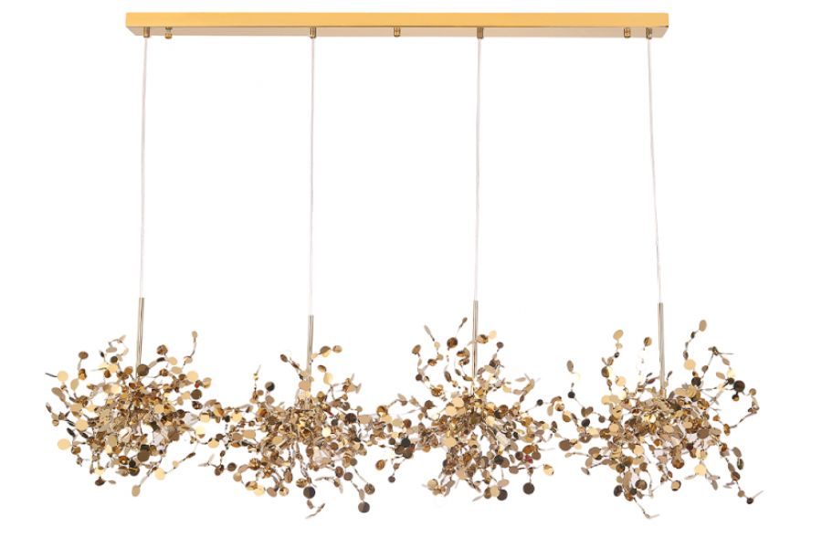 Подвесная люстра Crystal Lux GARDEN SP3х4 L1600 GOLD