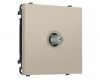 Комплект механизма TV розетки SAT SIGMA Кашемир 5-2400MHz 3.5dB QUANT PRO Ambrella Volt MS353050 (SP3530, PR215)