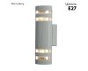 Уличный настенный светильник Arte Lamp Metro A8162AL-2GY