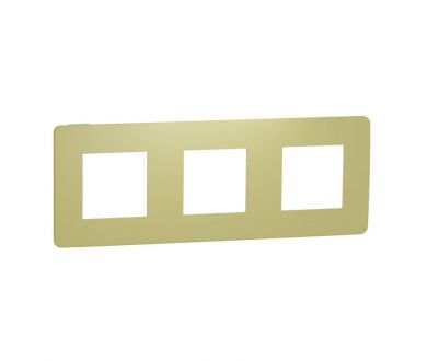 Рамка 3-постовая Schneider Electric Unica New NU280611