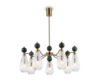 Люстра на штанге Ambrella Light High Light Ceramo Modern LH53293