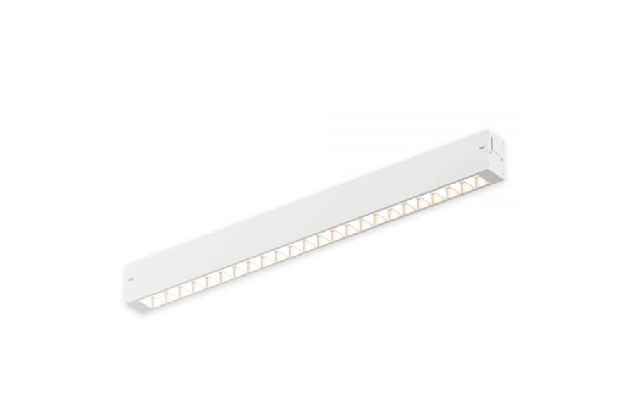 Трековый однофазный светильник AM Group Plain Opal AM581 18W 3000K WH