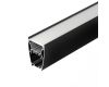 Алюминиевый профиль Arlight LINE-5075-U-HONEYCOMB-2000 BLACK 044885