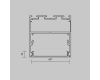 Рассеиватель для профиля 50×50 Maytoni Led Strip ALM-5050T-O-DF-10M 642050
