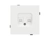 Механизм компьютерной розетки двойной SCT-TENDO-MPC2-SFPL-WH (RJ-45, CAT6) 054598