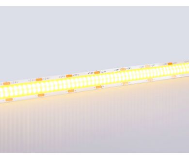 Светодиодная лента Ambrella Light Illumination COB 616Led/19W m/ 24V IP20 3000K/ 5m*12mm*2mm (2 конт.) GS4801