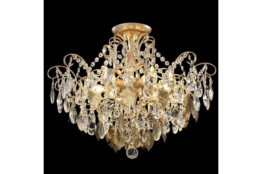 Потолочная люстра Crystal Lux ESMIRALDA PL6 GOLD