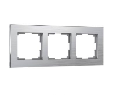 Рамка на 3 поста Werkel Aluminium алюминий W0031706 4690389158063