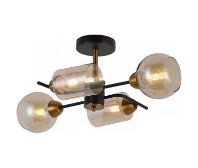 Люстра на штанге Illumico IL8243-4COU-79 BK BR