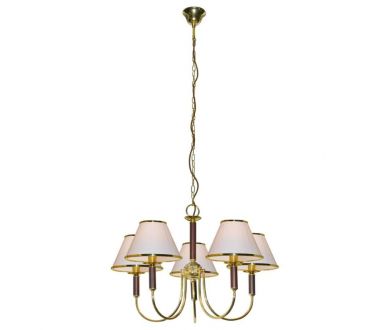 Подвесная люстра Arte Lamp Catrin A3545LM-5GO