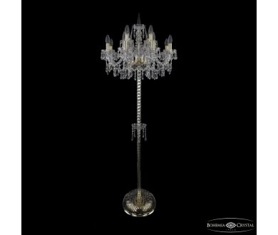 Торшер Bohemia Ivele Crystal 1403T2/8+4/195-165 G
