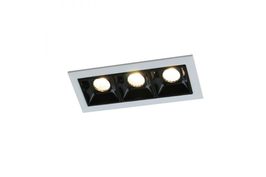 Встраиваемый светодиодный светильник Arte Lamp Grill A3153PL-3BK