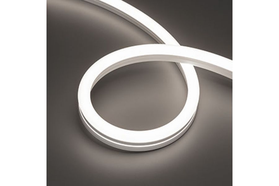 Светодиодная лента герметичная Arlight MOONLIGHT-PRO-SIDE-X320-12x24mm 48V White6000 (10 W/m, IP67, 30m, wire x2) (Вывод боковой) 061060