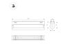 Трековый магнитный светильник Arlight MAG-VIBE-FLAT-TURN-L305-12W Warm3000 (BK, 110 deg, 48V) 044443