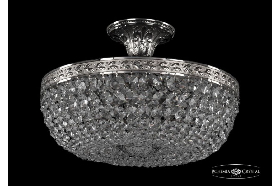 Люстра на штанге Bohemia Ivele Crystal 19151/35IV Ni