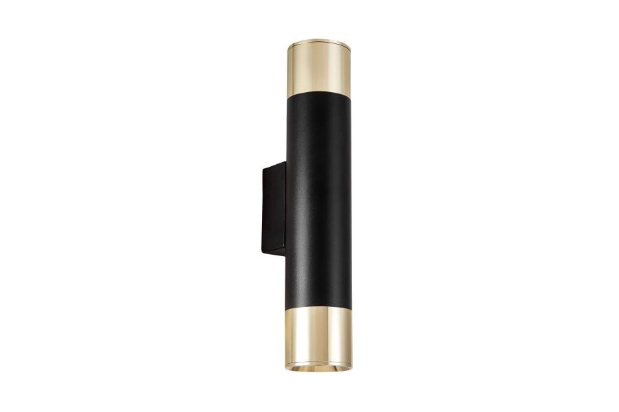 Настенный светильник Lampit Lineo LDW 1101-2 BK+GD
