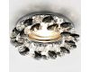 Встраиваемый светильник Ambrella Light Crystal K206 BK/CH