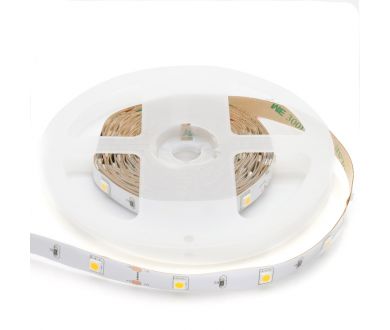Комплект светодиодной ленты Apeyron 12В 7.2Вт/м smd 5050 30 д/м IP20 5м 3000K (блок, коннектор) 10-41
